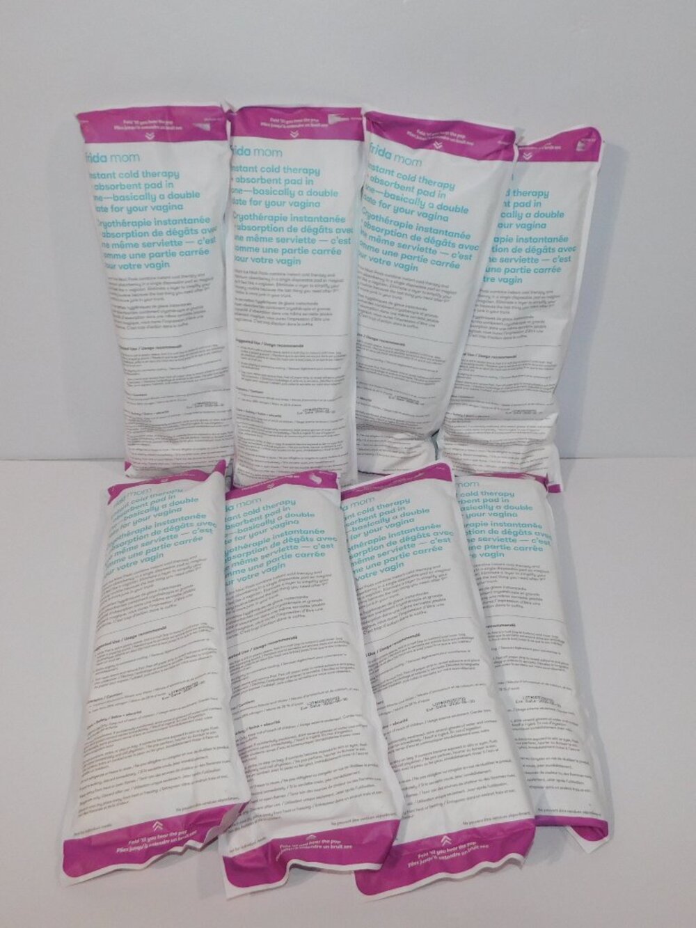 Frida Mom 8 Pack of Instant Ice Maxi Pads Postpartum Recovery NEW